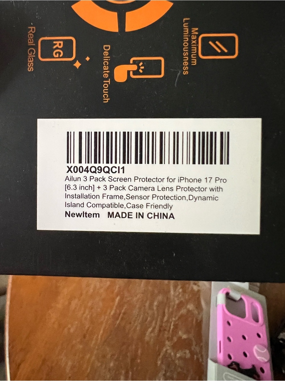 Ailun Screen & Camera Lens Protector 3-Pack for iPhone 17 Pro